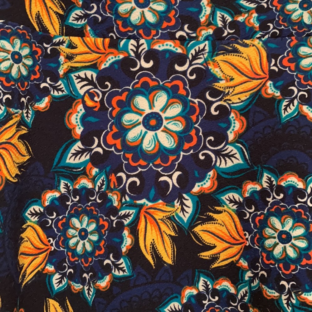 Stretchy Skirt floral pattern
